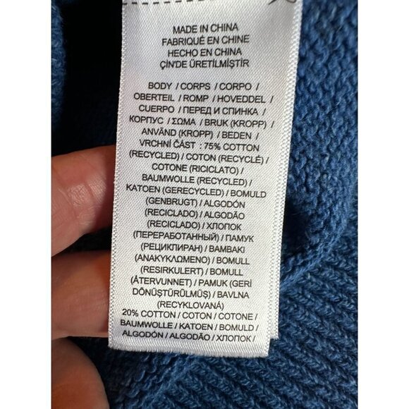 Polo Ralph Lauren Polo Country Sweater Pocket Crew Neck Mens Blue XXL New $298 - Picture 10 of 14